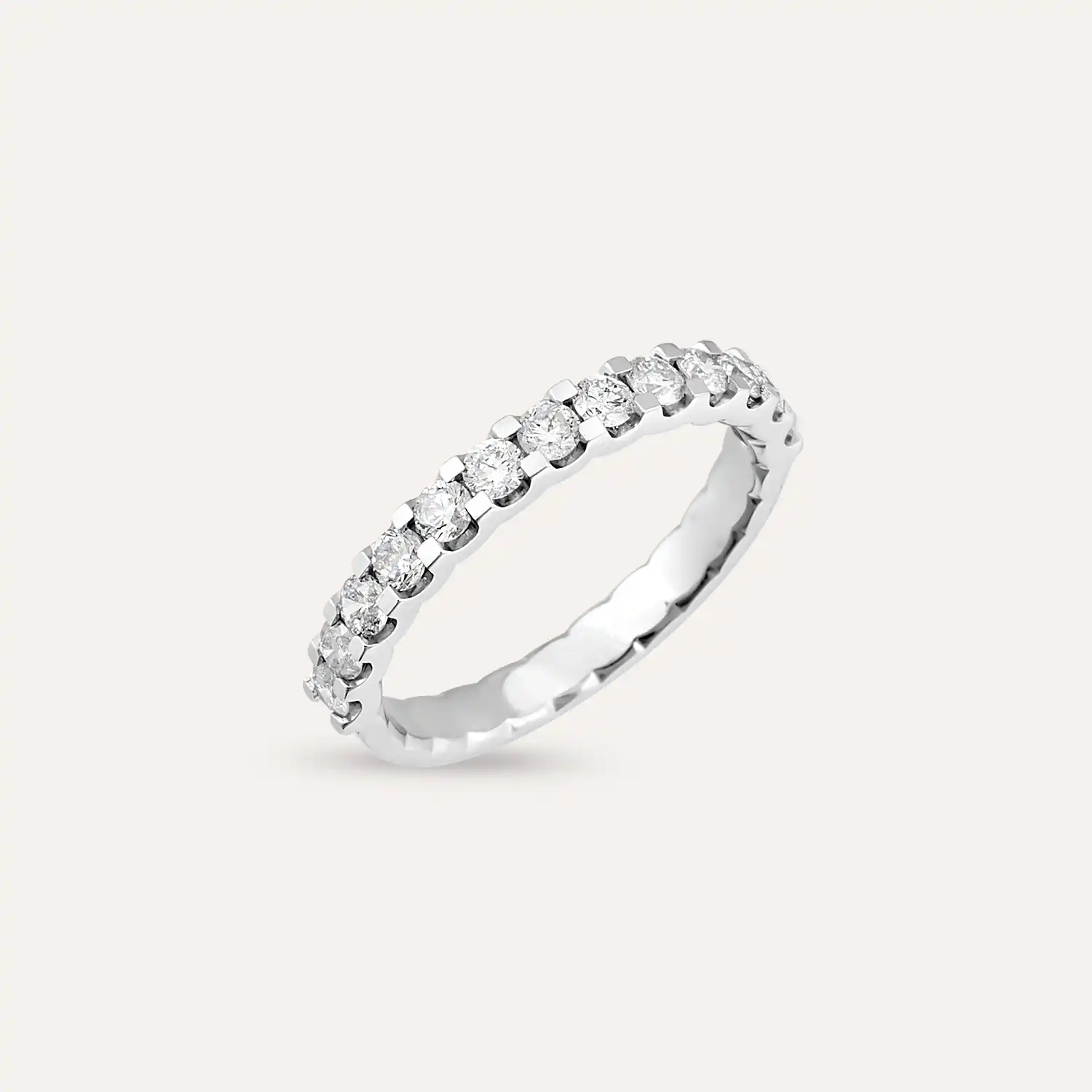 0,93 CT Pırlanta Yarımtur Yüzük
