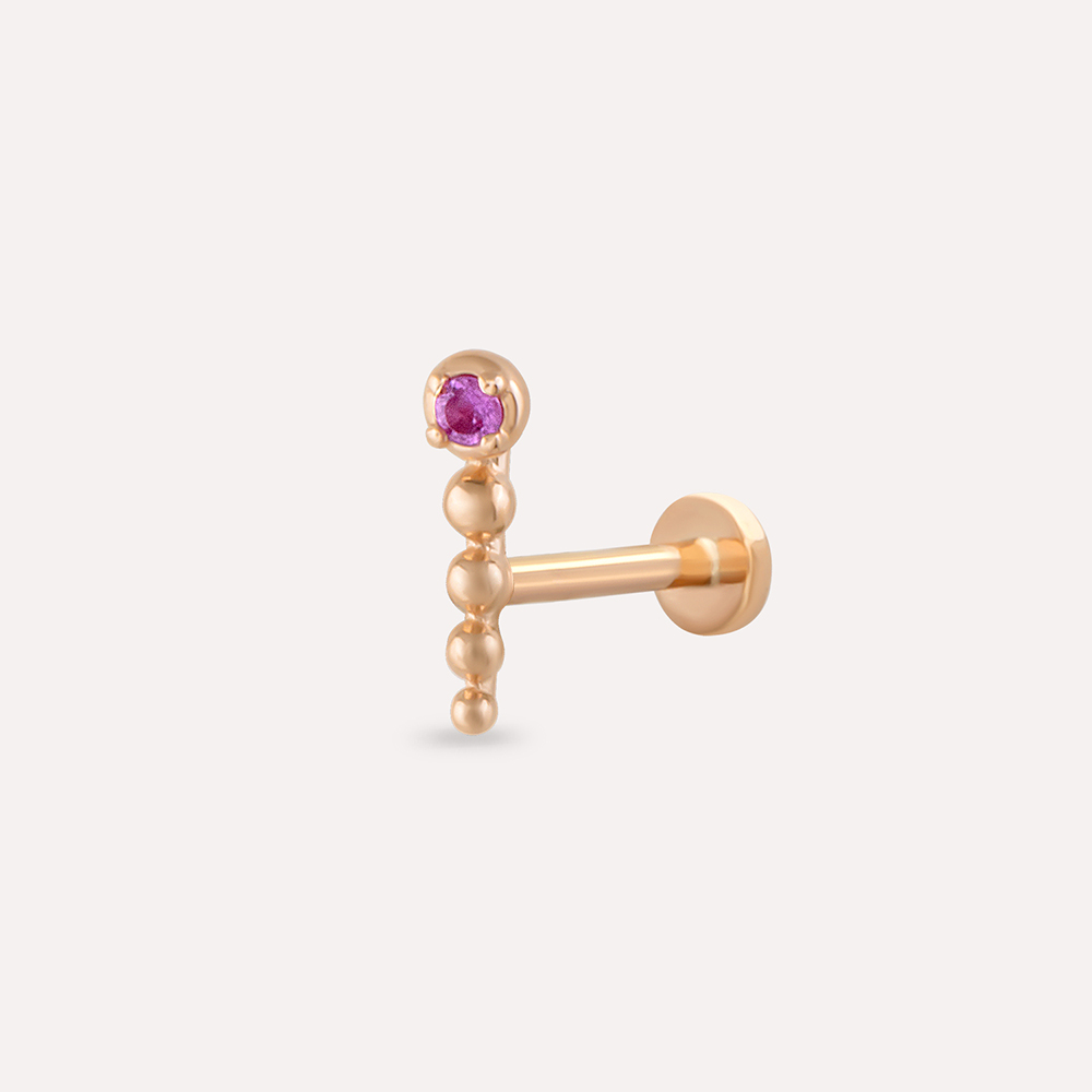 Pembe Pink Piercing Küpe