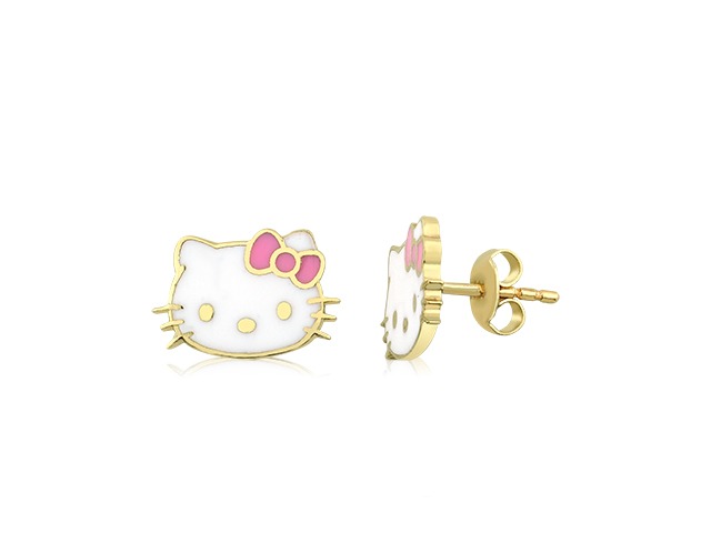 Lisanslı Hello Kitty Küpe
