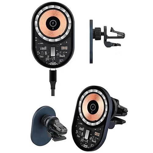 Divex Kablosuz Araç Şarj Cihazı Manyetik Wireless Şarj Aleti DV-354