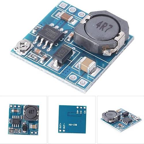 2A Mini Ayarlanabilir DC-DC Voltaj Düşürücü Modül