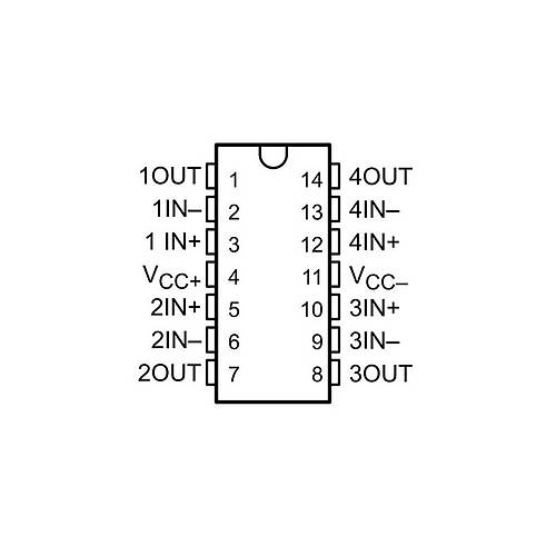 LM324 Smd OpAmp Entegresi Soic-14