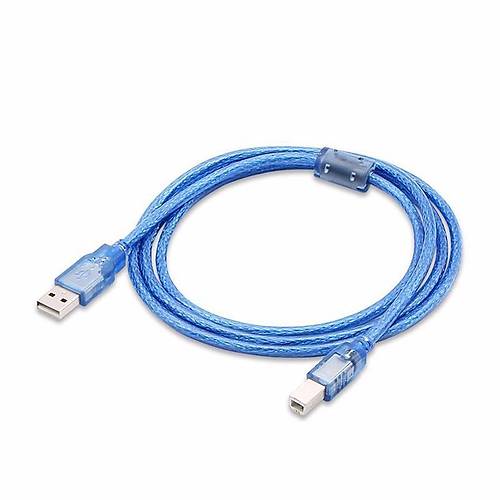 USB 2.0 Filtreli Yazıcı Printer Kablosu Mavi 1.5m