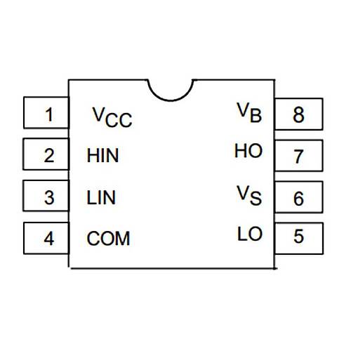 IR2108 Mosfet Sürücü Entegresi Dip-8