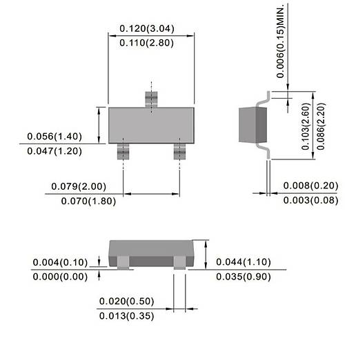 BC847 Transistör Npn Smd Sot-23