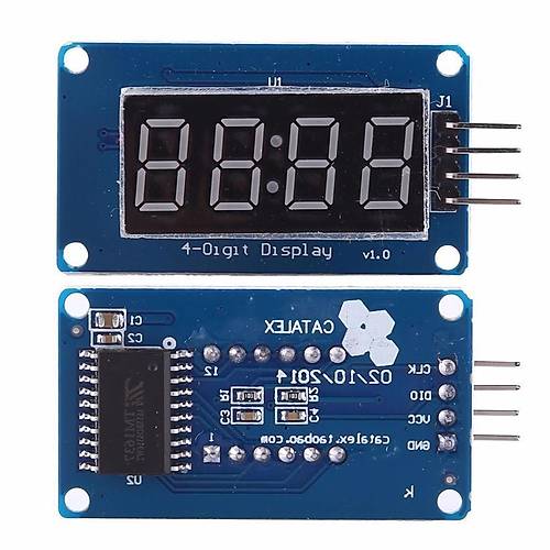 TM1637 Lcd Ekran Modülü 4 Dijit 7 Segment