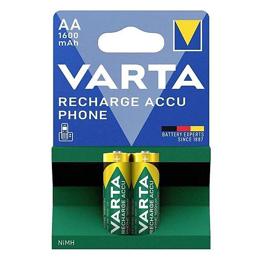 Varta 1600mAh AA Şarj Edilebilir Pil 2'li Paket