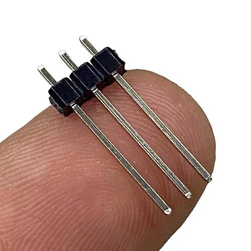 Erkek Pin Header 3 Pin 19 mm 2.54mm 1x3 180° Tek Sıra