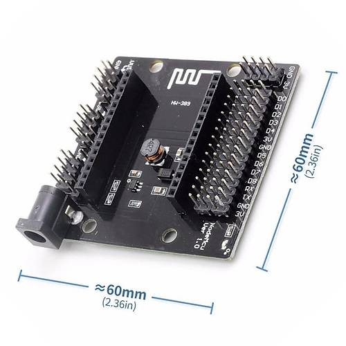 NodeMCU LoLin ESP8266 Base Shield - NodeMCU CH340