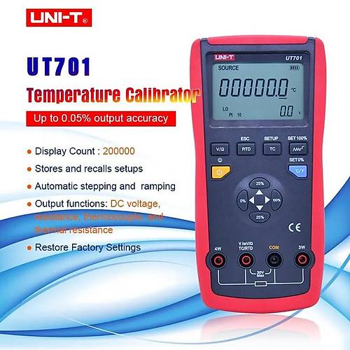 UNI-T UT701 Sıcaklık Kalibratörü