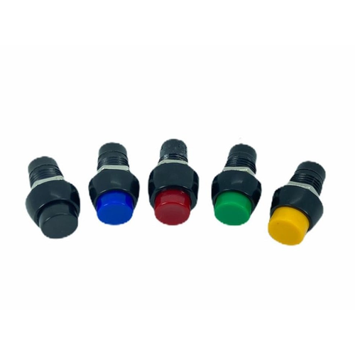 IC-191 Buton Plastik (PBS20B) Yaylı 10mm Kırmızı