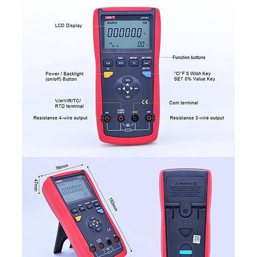 UNI-T UT701 Sıcaklık Kalibratörü
