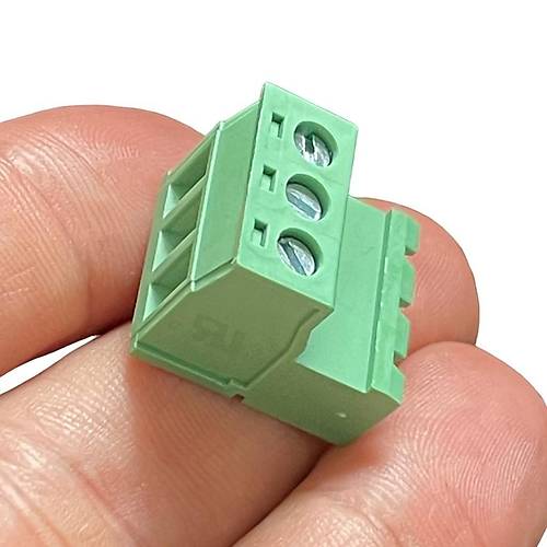 3 Pin 5.08mm Kablo Birleştirici Klemens Erkek-Dişi Set