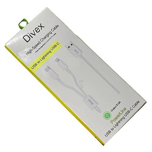 Divex 5.0A Type-C - Lightning Yüksek Hızlı Şarj Kablosu DC-146