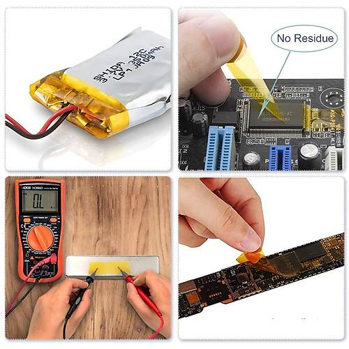 Kapton Bant 30mmx33m Yüksek Isıya Dayanıklı Yanmaz Bant