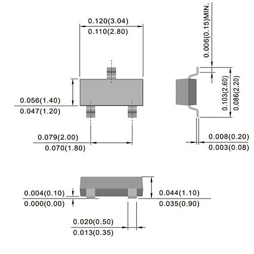 BC848B-HT SOT23 SMD Transistör