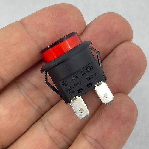 IC-180N Buton Plastik 22mm 12V 4P Kırmızı