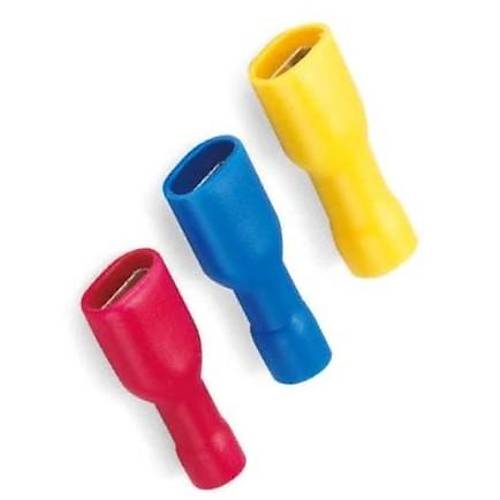 TPFD - 1488 0.5-1.5mm2 Tam İzoleli Dişi Faston Tip Kablo Ucu Kırmızı - 200 Adet