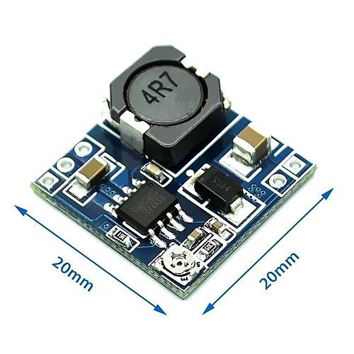 2A Mini Ayarlanabilir DC-DC Voltaj Düşürücü Modül