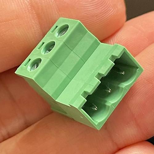 3 Pin 5.08mm Kablo Birleştirici Klemens Erkek-Dişi Set