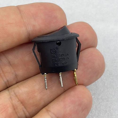 IC-132A Yuvarlak Nokta Işık Anahtar On-Off 3P 12V