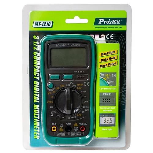 Proskit MT-1210 3 1/2 Kompakt Dijital Multimetre