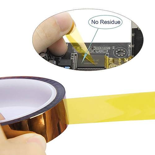 Kapton Bant 30mmx33m Yüksek Isıya Dayanıklı Yanmaz Bant