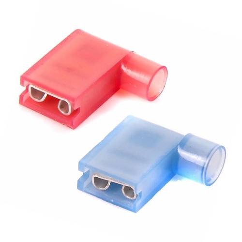 TFDEB - 1861 0.5-1.5mm2 Tam İzoleli Polyamid Bayrak Tip Terminal Kablo Ucu Kırmızı 100 Adet
