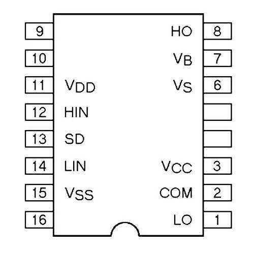 IR2110 Smd Mosfet Sürücü Entegresi Soic-16W