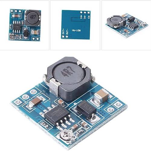 2A Mini Ayarlanabilir DC-DC Voltaj Düşürücü Modül