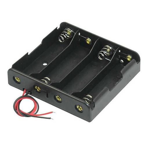 IC-234A AA 4'lü Pil Yatağı Pil Yuvası Pil Kutusu