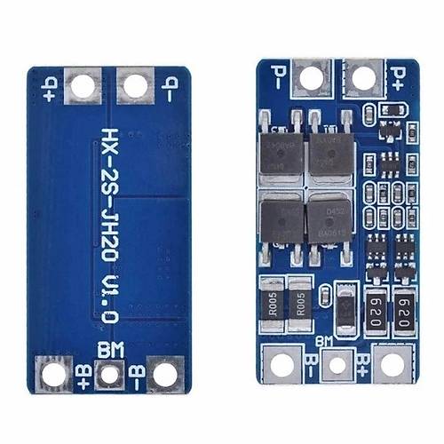 2S 10A BMS 7.4V 18650 Lityum Pil Koruma Devresi