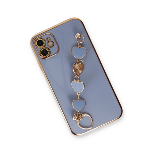 Newface iPhone 12 Kılıf Esila Silikon - Gri