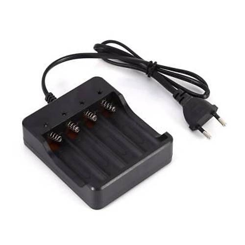 Li-ion 18650 3.7V Pil arj Aleti 4'l Dolum Cihaz