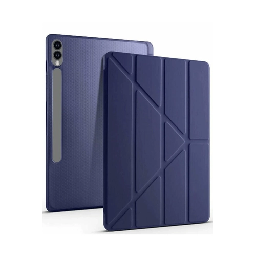 Newface Samsung Galaxy X610 Tab S9 FE Plus 12.4 Klf Kalemlikli Mars Tablet Klf - Lacivert
