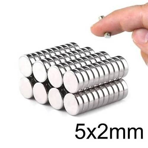 5X2mm Neodyum Gl Mknats - Neodim Magnet