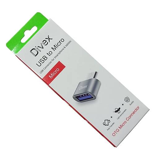 Divex Usb to Micro OTG Micro Konnektr Gri DO-180