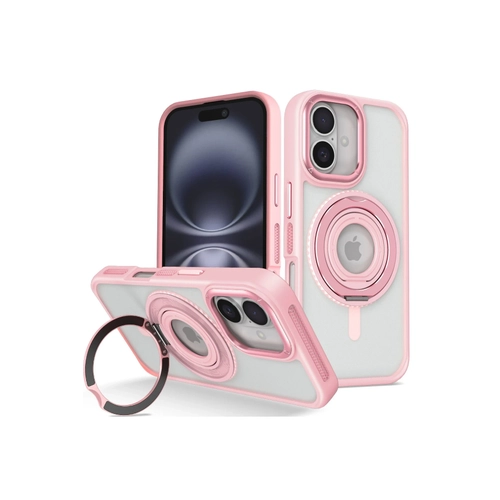 Joko iPhone 16 Banza Magsafe Standl Kapak - Pembe
