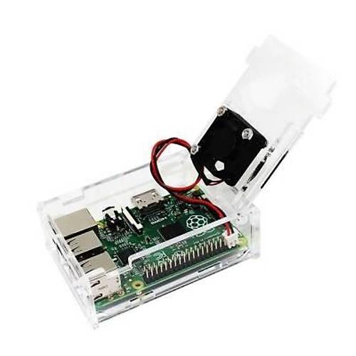 Raspberry Pi 3/2/B+ effaf Muhafaza Kutusu