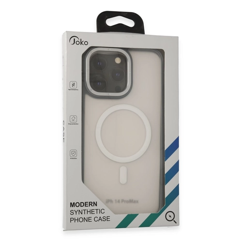 Joko iPhone 14 Pro Max Klf Rocky Magsafe Kapak - Derin Mor