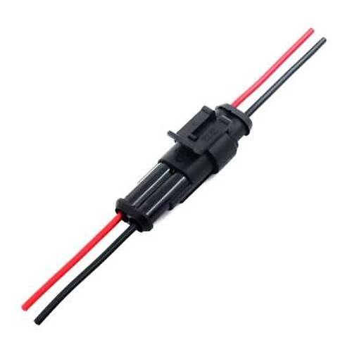 Kablolu 2-Pin Su Ge�irmez Konnekt�r Tak�m�