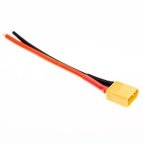 XT60 Erkek Lipo Pil arj Kablosu 10 cm