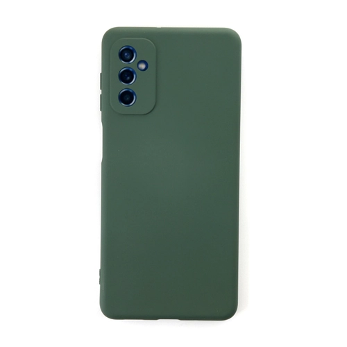 Newface Samsung Galaxy M52 5G Klf Nano ii Kadife Silikon - Koyu Yeil