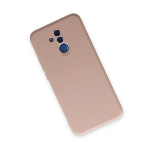 Newface Huawei Mate 20 Lite Klf Nano ii Kadife Silikon - Pudra
