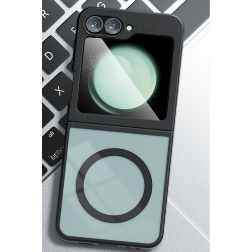 Newface Samsung Galaxy Z Flip 6 Klf Blur Fold Magsafe Kapak - Siyah