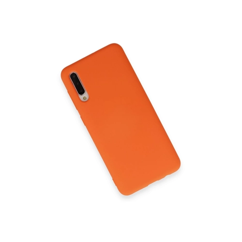 Newface Samsung Galaxy A70 Klf Nano ii Kadife Silikon - Turuncu
