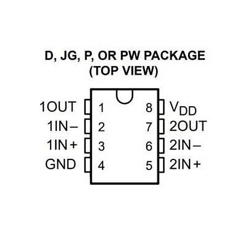 TLC272CD SMD SOIC-8 Entegre