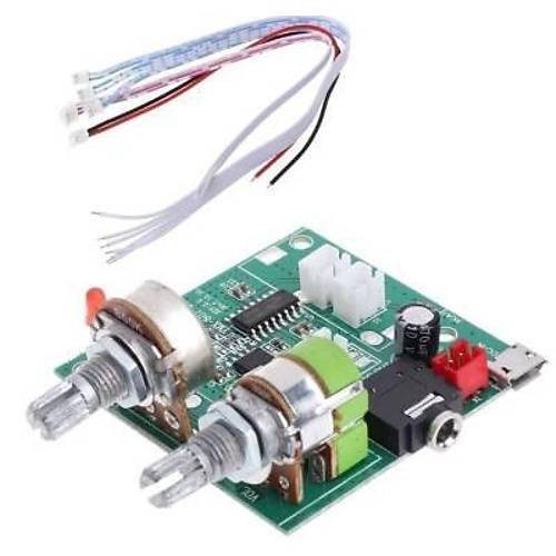 DC 5V 20W 2.1 Kanal Dijital Stereo D Snf Amplifikatr