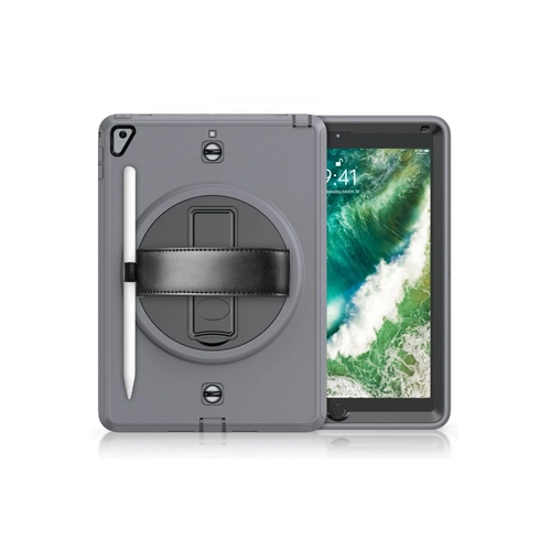 Newface iPad 5 Air 9.7 Klf Strap-C Otterbox Tablet Kapak - Gri