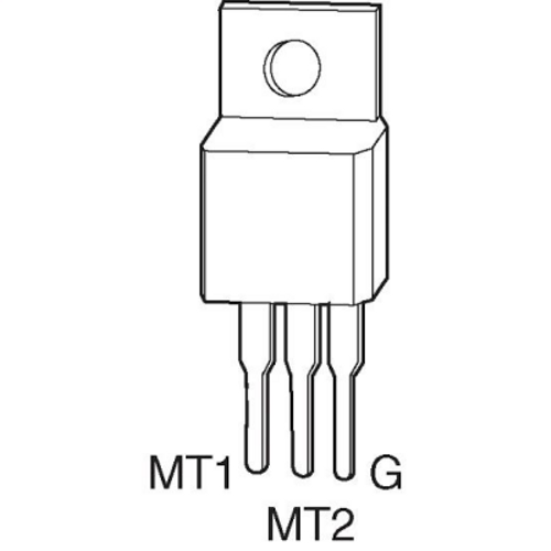 Q4008LT - TO220 8A 400V Tristr